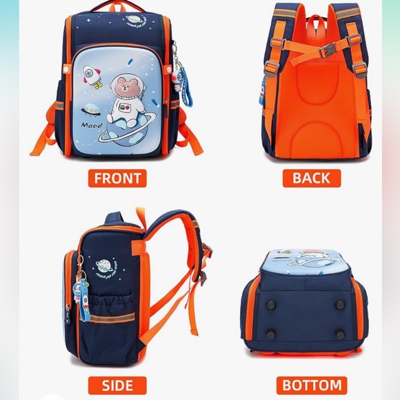 Maod Toddler Backpack for Boys Cute Kids Elementary School Backpacks BrandNew - Picture 5 of 6